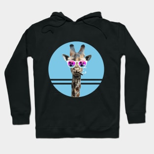 Summer Giraffe Illustration Hoodie